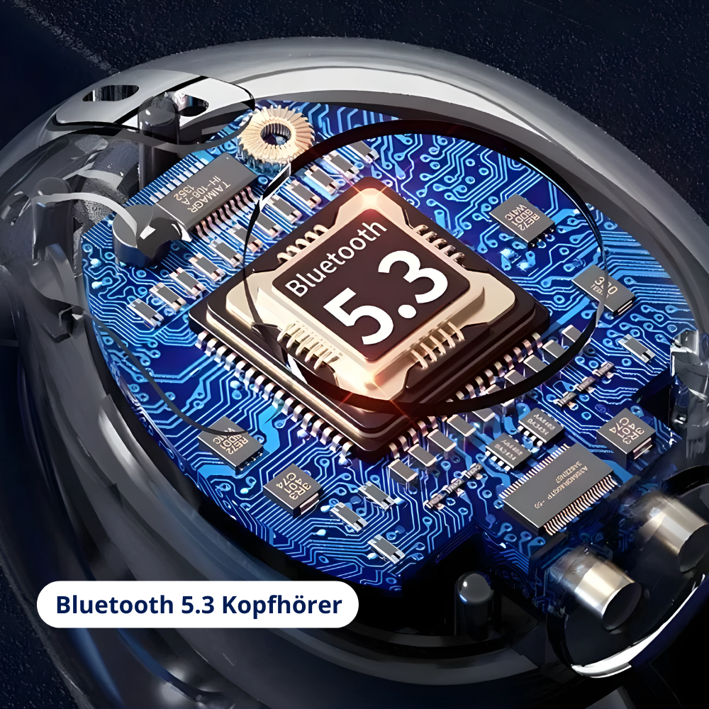 Kabellose Knochenschallkopfhörer mit Bluetooth 5.0 – Leichtes Design, Kristallklarer Klang, Lange Akkulaufzeit