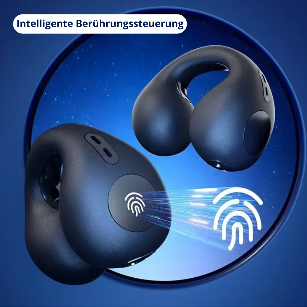 Kabellose Knochenschallkopfhörer mit Bluetooth 5.0 – Leichtes Design, Kristallklarer Klang, Lange Akkulaufzeit