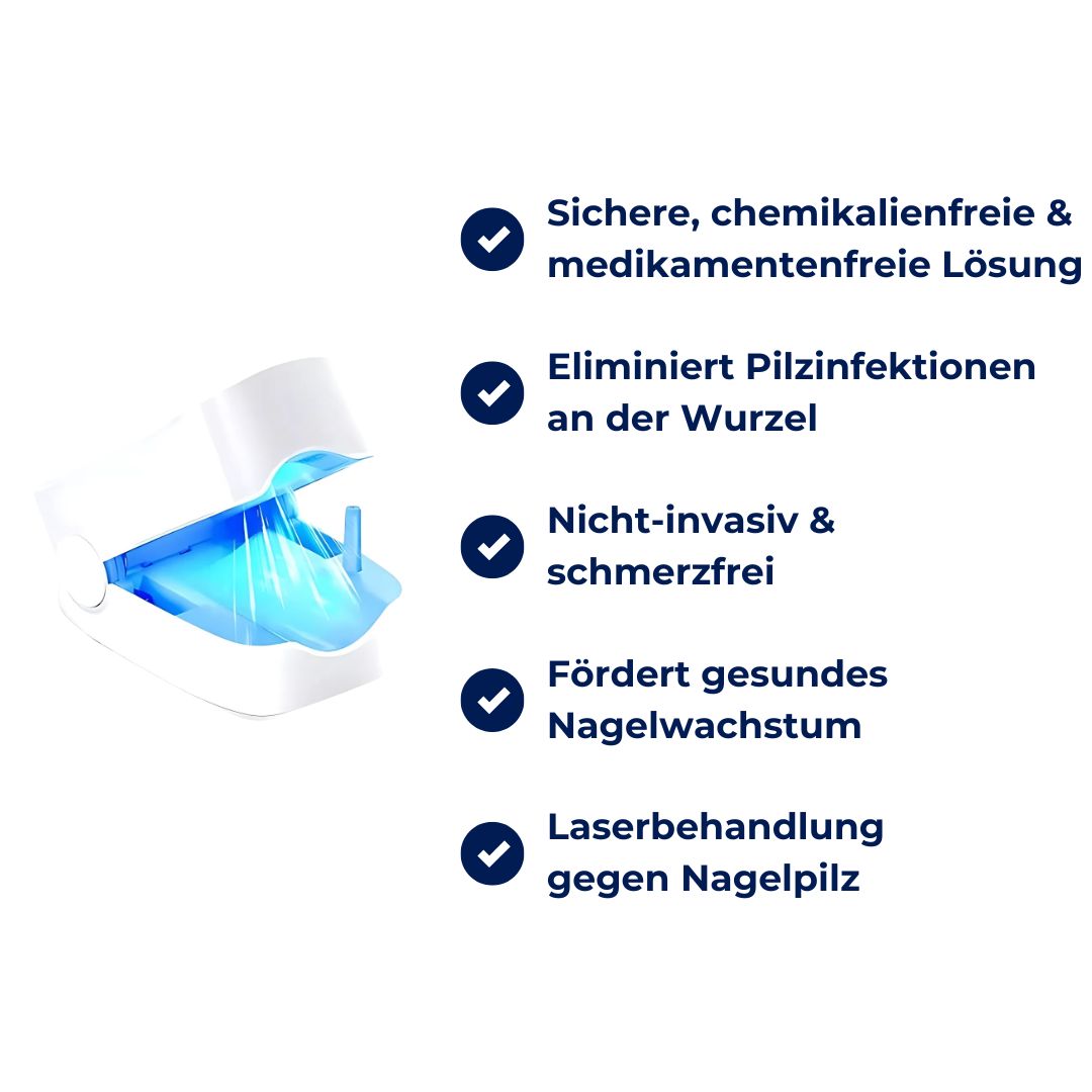 Nagelpilz-Lasergerät ClearNagel Pro – Schmerzfreie und effektive Behandlung für gesunde Nägel mit fortschrittlicher Laser-Technologie 2