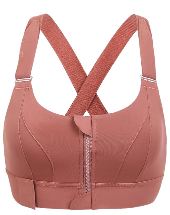 Verstellbarer Sport BH Damen mit Hohem Halt und Frontreißverschluss – Atmungsaktives Material für Fitness und Outdoor-Aktivitäten 7