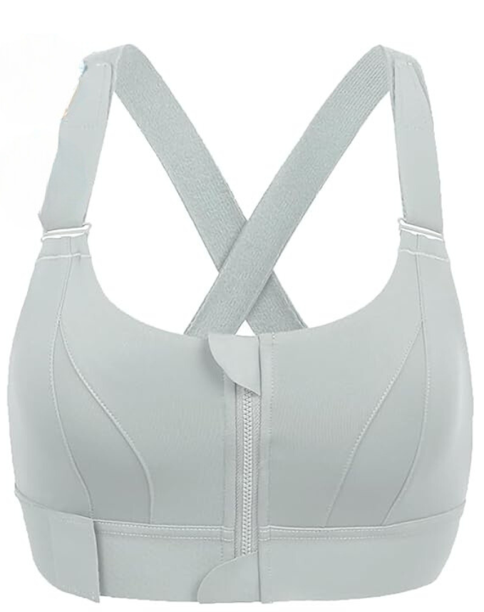 Verstellbarer Sport BH Damen mit Hohem Halt und Frontreißverschluss – Atmungsaktives Material für Fitness und Outdoor-Aktivitäten 8