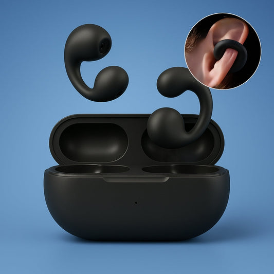Kabellose Knochenschallkopfhörer mit Bluetooth 5.0 – Leichtes Design, Kristallklarer Klang, Lange Akkulaufzeit
