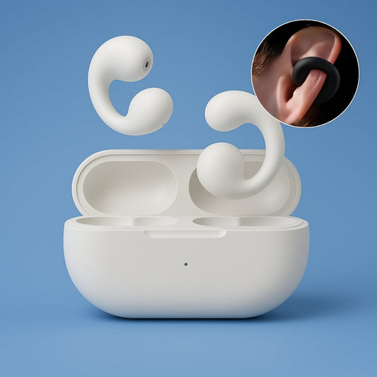 Kabellose Knochenschallkopfhörer mit Bluetooth 5.0 – Leichtes Design, Kristallklarer Klang, Lange Akkulaufzeit