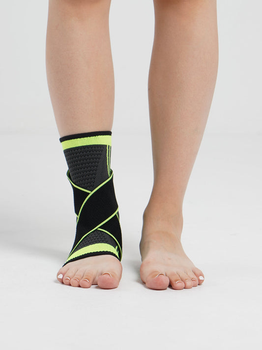 Kompressions-Knöchelbandage für Stabilität und Schmerzlinderung – Atmungsaktive Fußbandage für den Knöchel, Schwarz, Größen S-XL 1