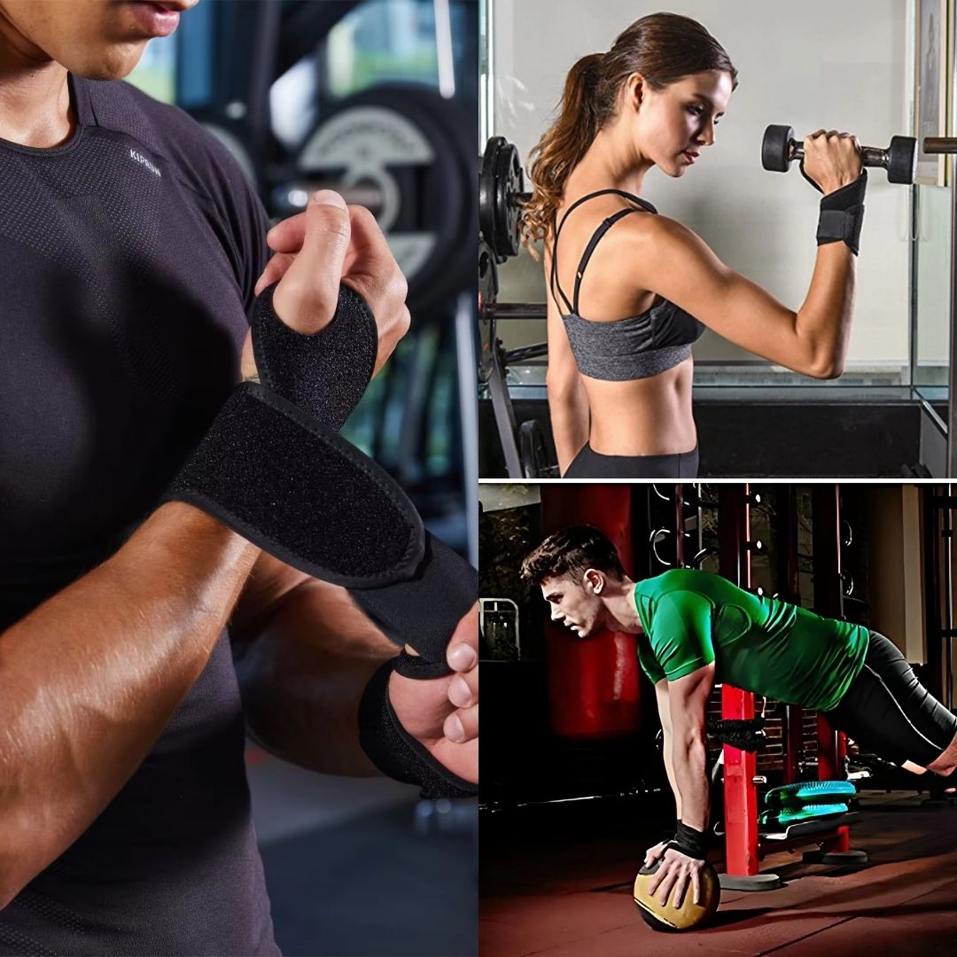 Orthopädische Handgelenkstütze mit Verstellbarer Stahlschiene für Schmerzen, Arthritis und Verletzungen – Schwarz Baumwolle Elastik