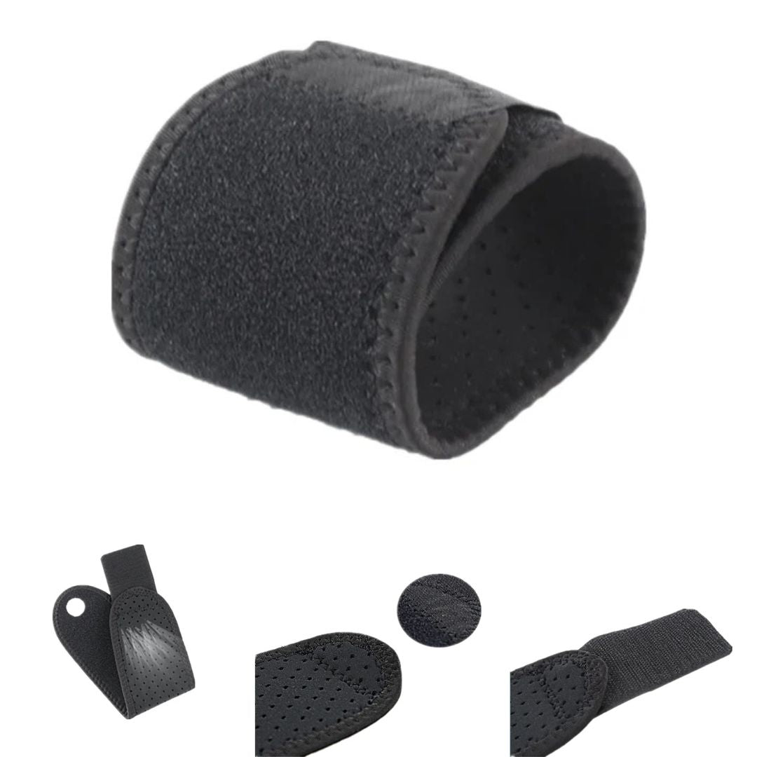 Orthopädische Handgelenkstütze mit Verstellbarer Stahlschiene für Schmerzen, Arthritis und Verletzungen – Schwarz Baumwolle Elastik